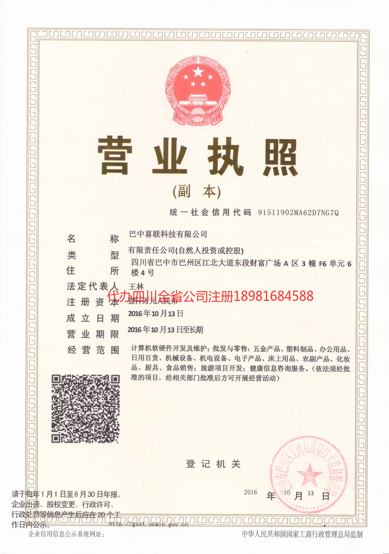 雅安雅安喜联科技有限公司